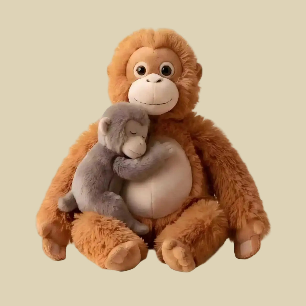 Punch Monkey & His Friend – Premium Plush Set