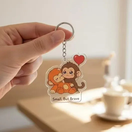 Punch Monkey Keychain